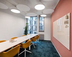 Besprechungsraum in der Hamburger Welle.