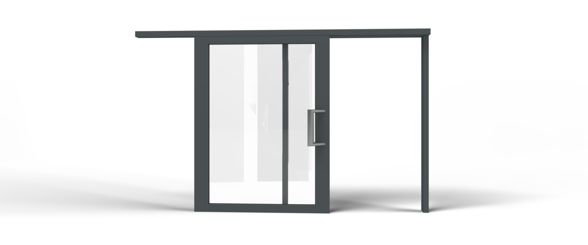 AST 42 | Aluminium-Rohrrahmen Schiebetürelement