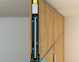 tw_plus-ueberstroemelement-typ1-raumsituationB_00 | © Visualisierung © Lindner Group